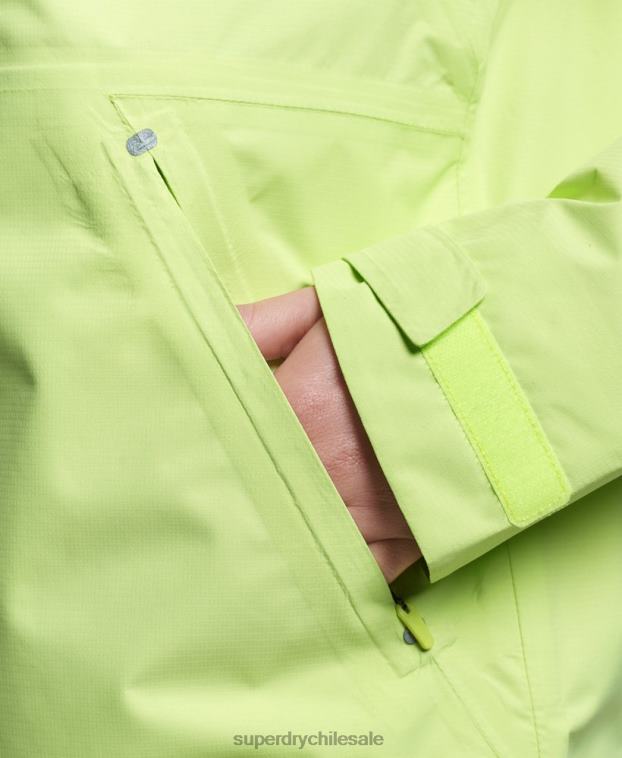 mujer Superdry amarillo chaqueta impermeable 2R68Z5500