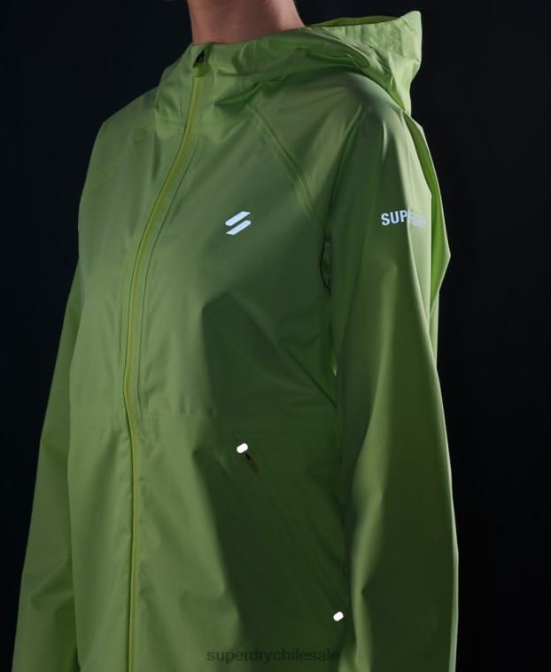 mujer Superdry amarillo chaqueta impermeable 2R68Z5500