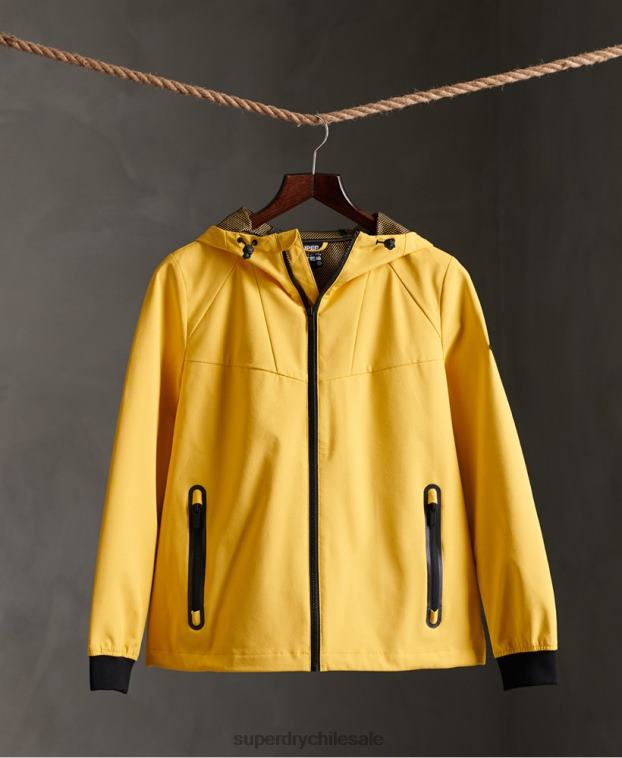 mujer Superdry amarillo eco playa cagoule 2R68Z5608