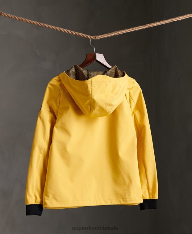 mujer Superdry amarillo eco playa cagoule 2R68Z5608