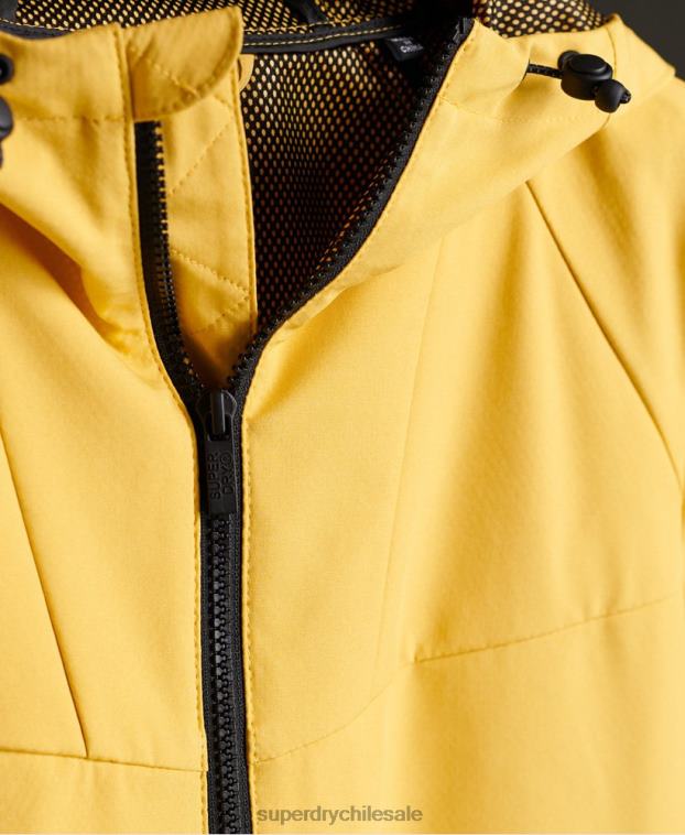 mujer Superdry amarillo eco playa cagoule 2R68Z5608