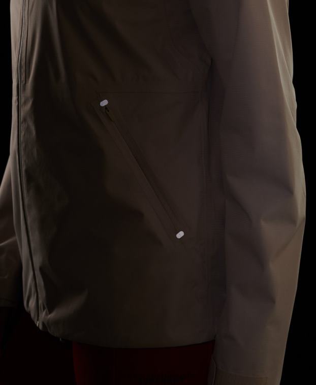mujer Superdry beige chaqueta impermeable 2R68Z5616