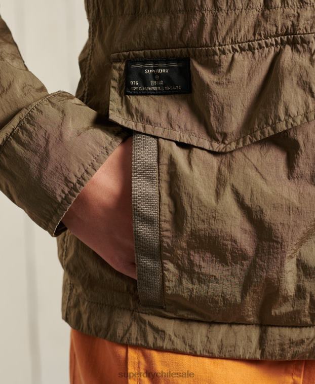 mujer Superdry beige nueva chaqueta militar m65 2R68Z5657