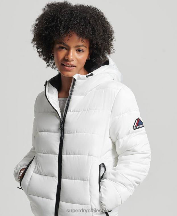 mujer Superdry blanco espíritu deportivo globo 2R68Z5556