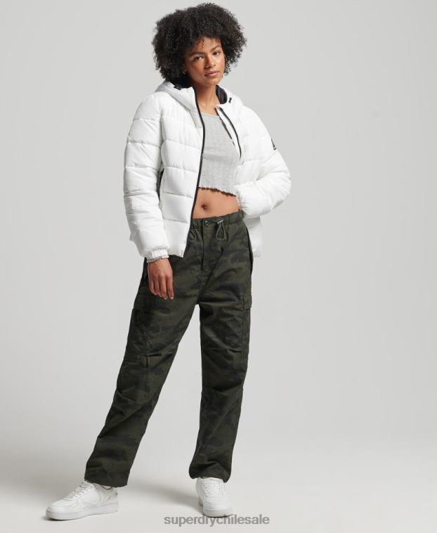 mujer Superdry blanco espíritu deportivo globo 2R68Z5556