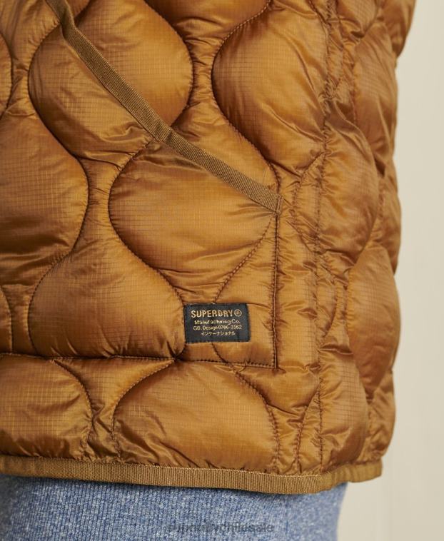 mujer Superdry broncearse chamarra bomber oversize con forro 2R68Z5562