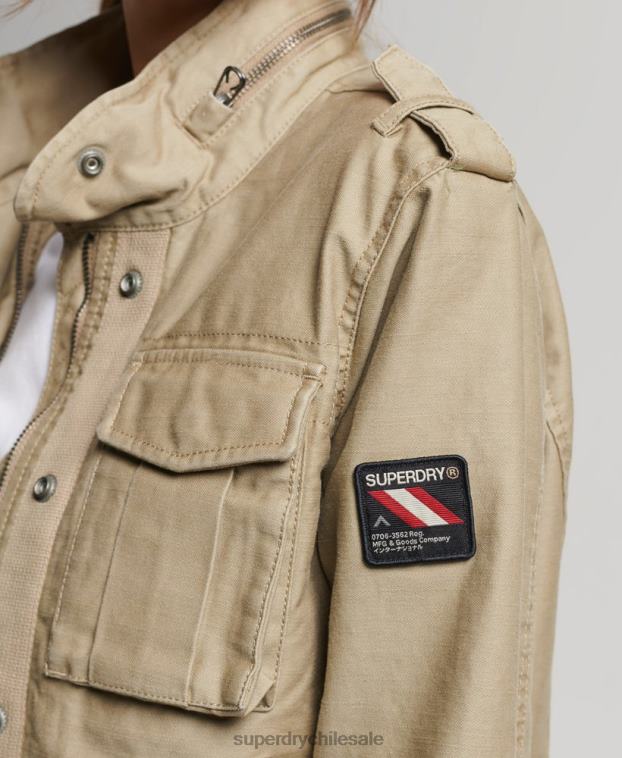 mujer Superdry broncearse chaqueta m65 antigua 2R68Z3525