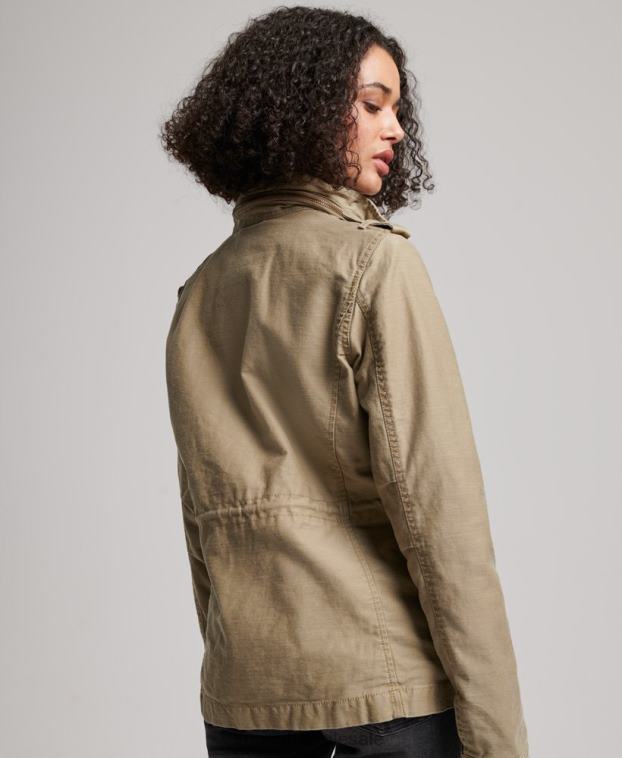 mujer Superdry broncearse chaqueta m65 antigua 2R68Z3534