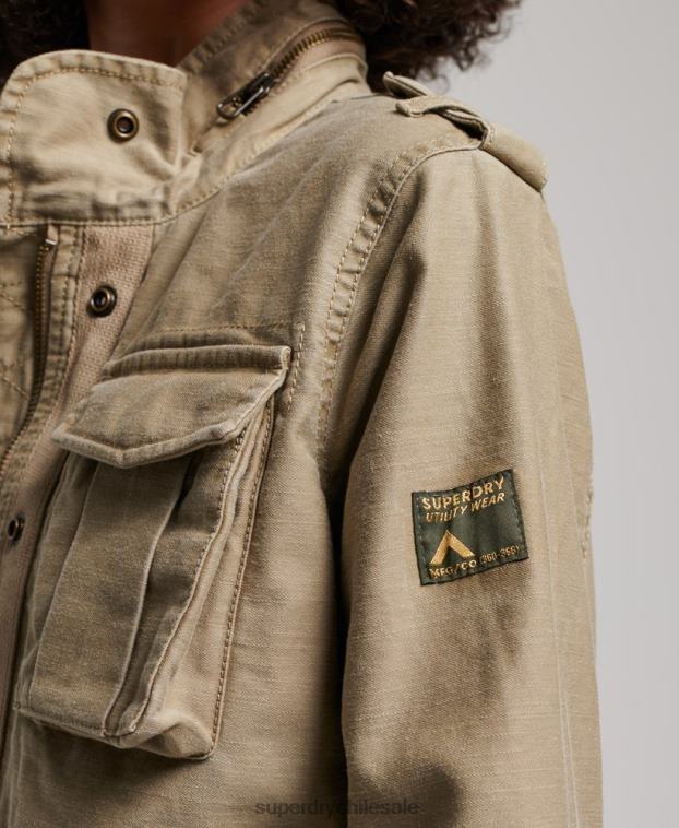 mujer Superdry broncearse chaqueta m65 antigua 2R68Z3534