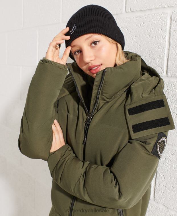 mujer Superdry caqui chamarra bomber código everest 2R68Z5613