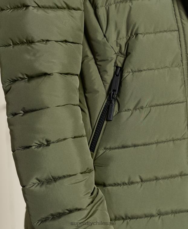 mujer Superdry caqui chaqueta súper fuji 2R68Z3836