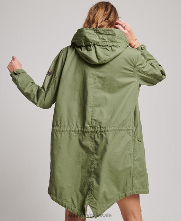mujer Superdry caqui parka de campo vintage 2R68Z3513
