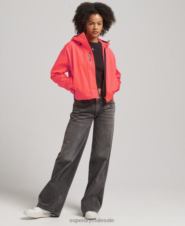 mujer Superdry coral chamarra capitonada técnica 2R68Z5499