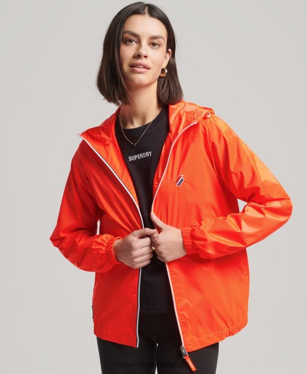 mujer Superdry coral chamarra ligera Essential con capucha 2R68Z5619