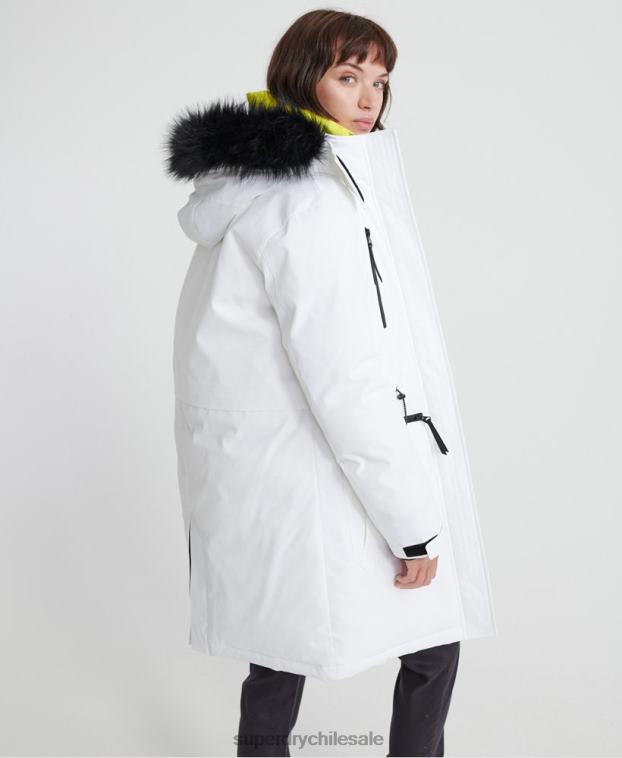 mujer Superdry crema parka de plumas aiko everest 2R68Z5705
