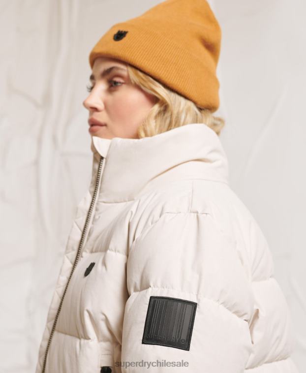 mujer Superdry gris claro chamarra acolchada de plumas yama no kami 2R68Z5730