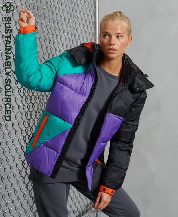mujer Superdry multi chaqueta acolchada sportstyle energy 2R68Z1155