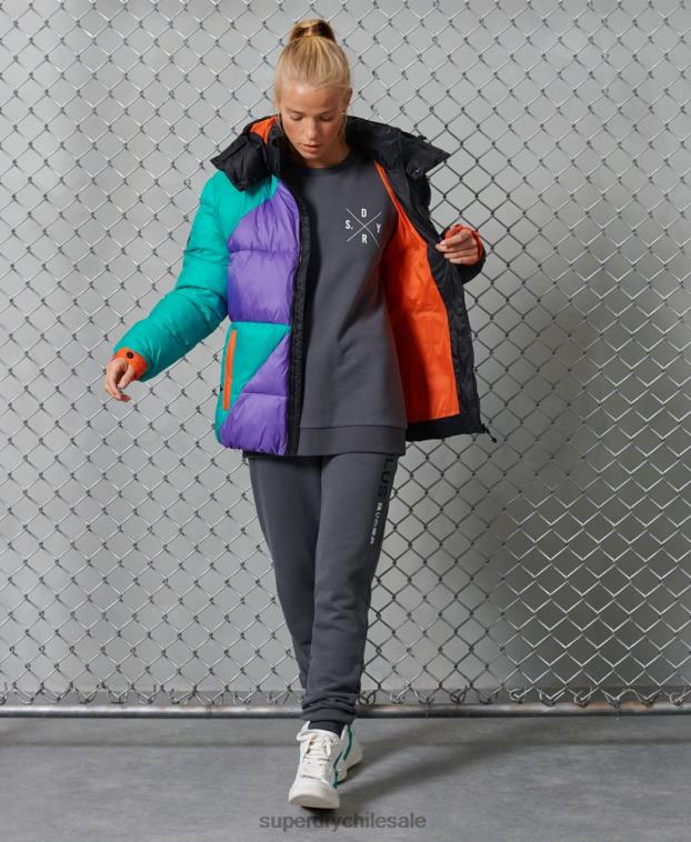 mujer Superdry multi chaqueta acolchada sportstyle energy 2R68Z1155