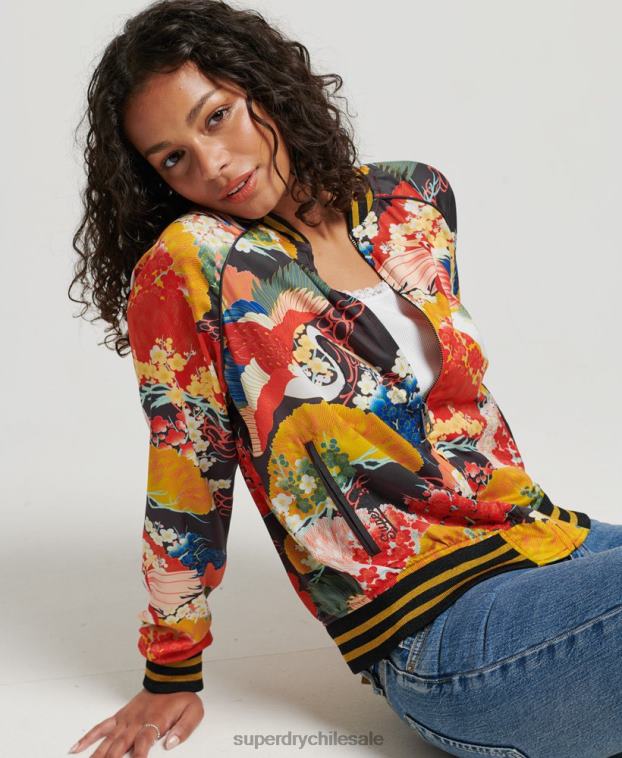 mujer Superdry multi chaqueta suikajan con estampado vintage 2R68Z3521