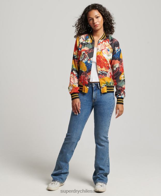 mujer Superdry multi chaqueta suikajan con estampado vintage 2R68Z3521