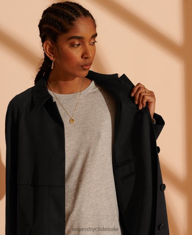 mujer Superdry negro Mac clásico de edición limitada 2R68Z3849