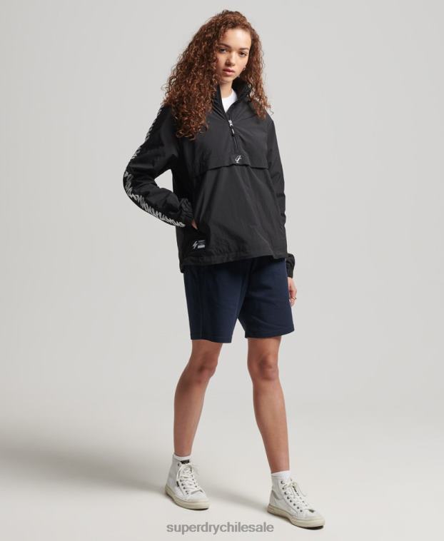 mujer Superdry negro código esencial gráfico sobrecarga 2R68Z5444