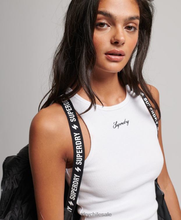 mujer Superdry negro chamarra capitonada deportiva ligera 2R68Z3787