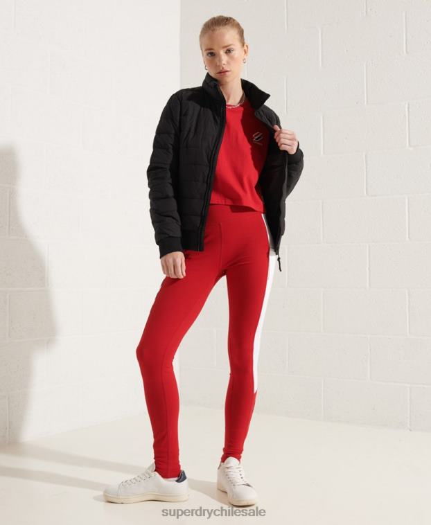 mujer Superdry negro chaqueta bomber fuji 2R68Z5713