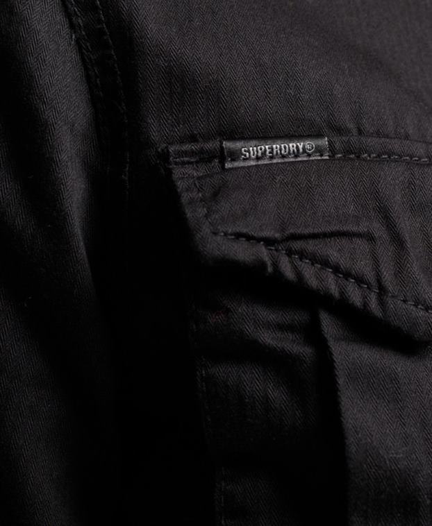 mujer Superdry negro chaqueta clásica de rookie borg 2R68Z5679