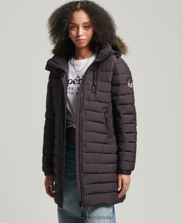 mujer Superdry púrpura chaqueta súper fuji 2R68Z3656