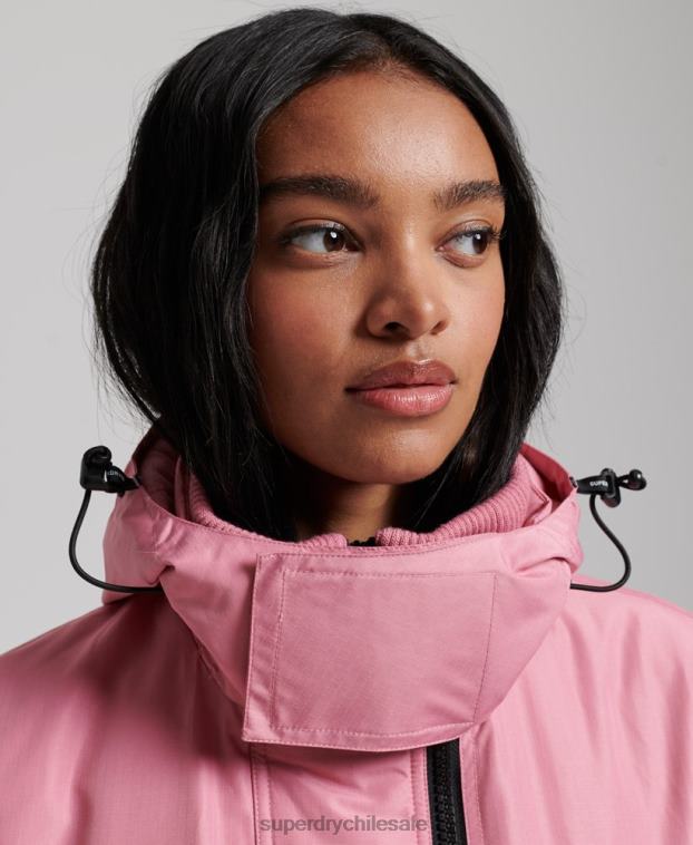 mujer Superdry rosa chaqueta cortavientos mountain sd 2R68Z3833