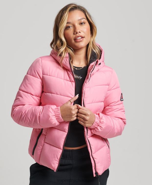 mujer Superdry rosa espíritu deportivo globo 2R68Z5428