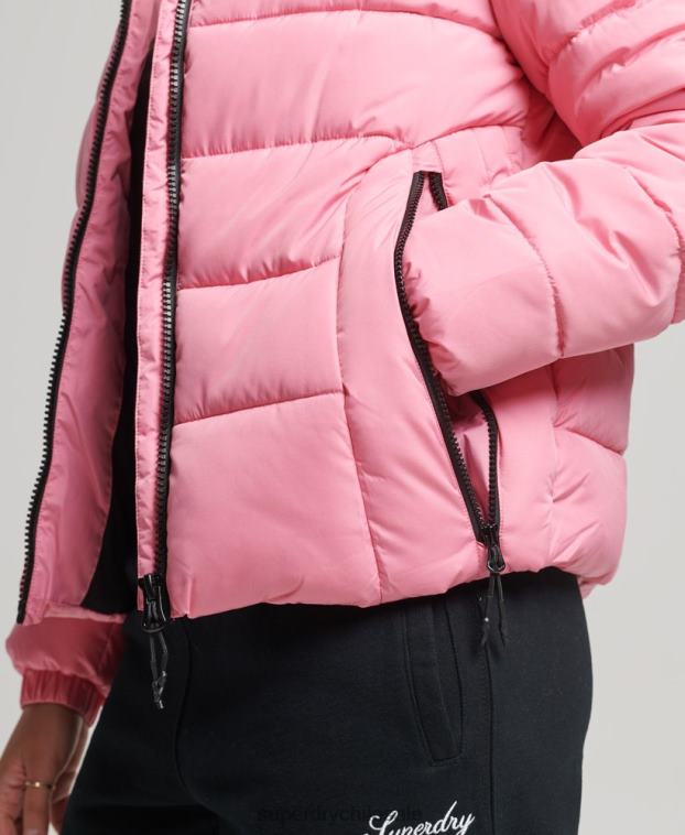 mujer Superdry rosa espíritu deportivo globo 2R68Z5428