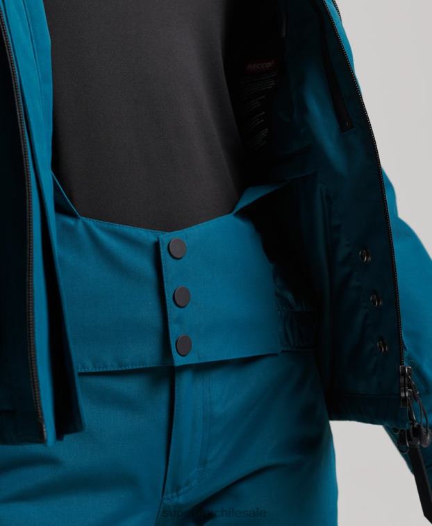 mujer Superdry turquesa chaqueta de rescate definitiva 2R68Z6549