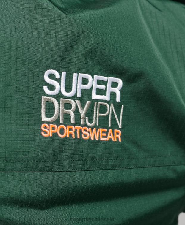 mujer Superdry verde chaqueta cortavientos sd 2R68Z3527