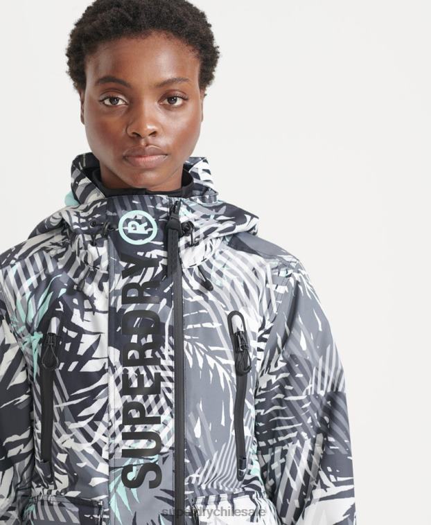 mujer Superdry verde chaqueta de rescate definitiva 2R68Z5528