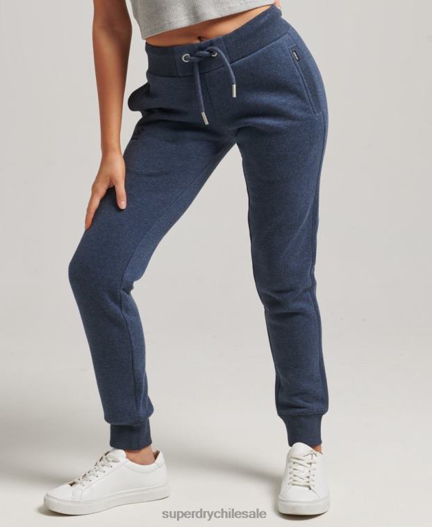 mujer Superdry Armada joggers de algodón orgánico con logo 2R68Z3912
