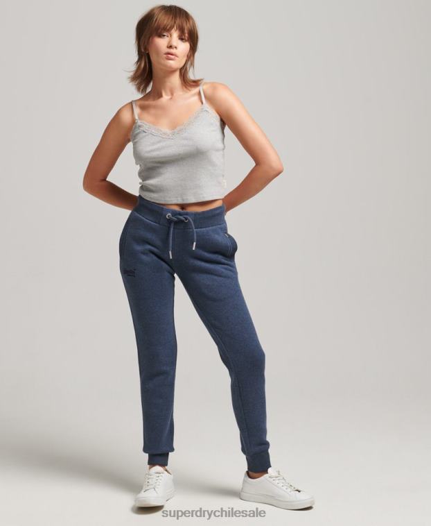 mujer Superdry Armada joggers de algodón orgánico con logo 2R68Z3912