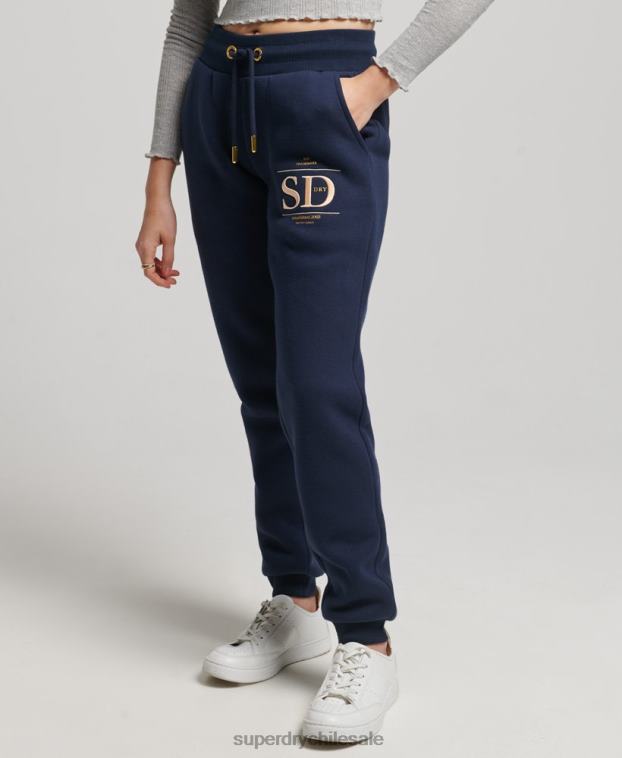 mujer Superdry Armada joggers de lujo con logo bordado 2R68Z6740