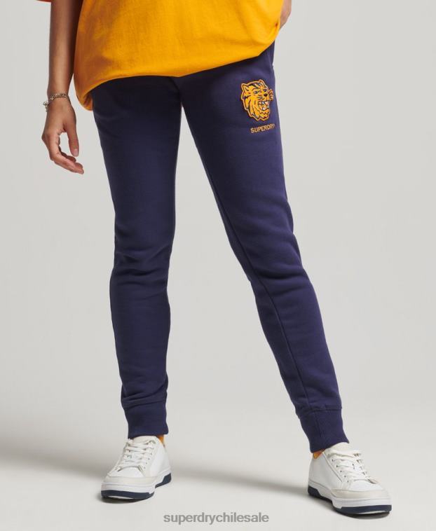mujer Superdry Armada joggers universitarios vintage 2R68Z6557