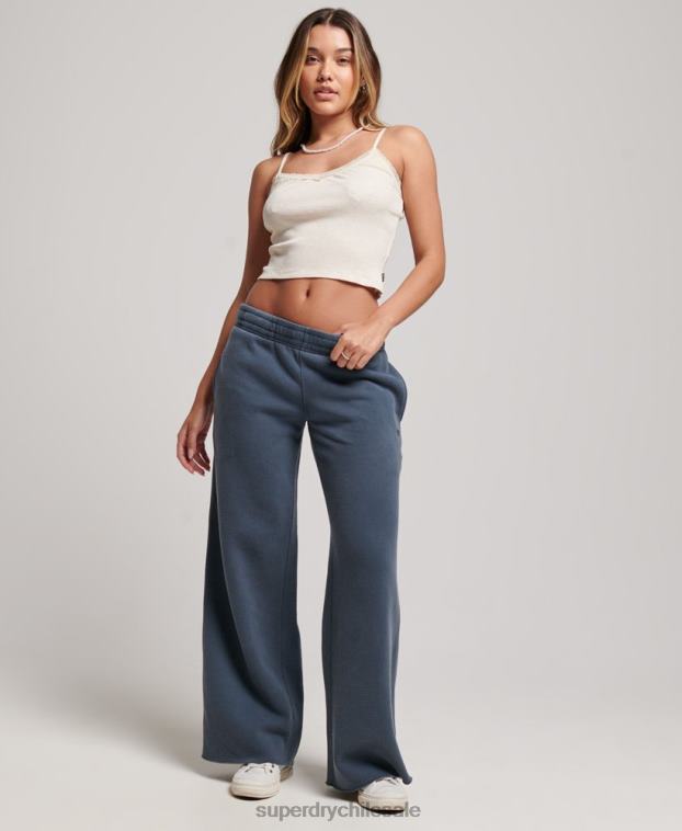 mujer Superdry Armada lavar joggers rectos 2R68Z3904