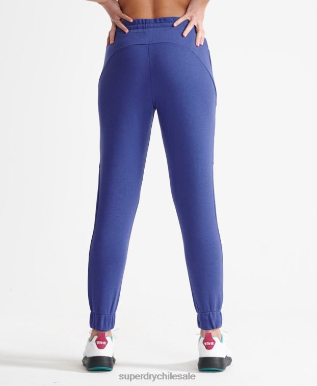 mujer Superdry azul joggers básicos de tren 2R68Z6354