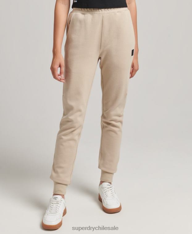 mujer Superdry beige joggers tecnológicos 2R68Z3917