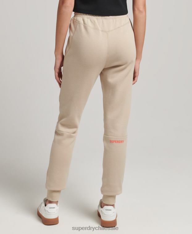 mujer Superdry beige joggers tecnológicos 2R68Z3917