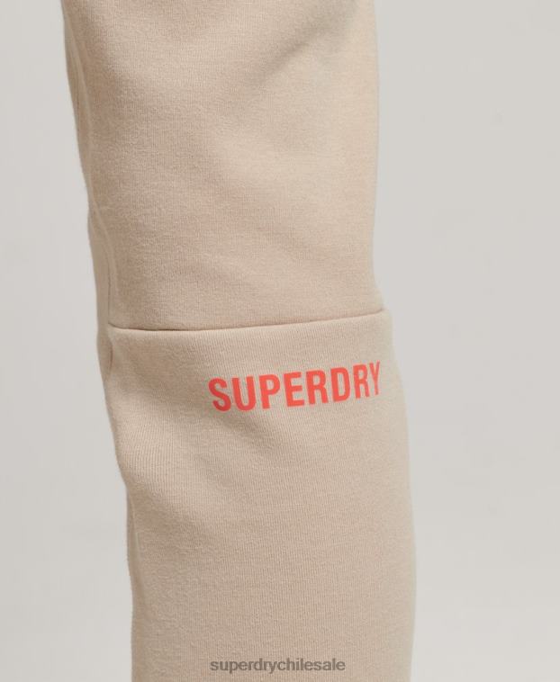 mujer Superdry beige joggers tecnológicos 2R68Z3917