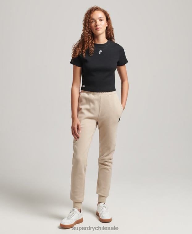mujer Superdry beige joggers tecnológicos 2R68Z3917