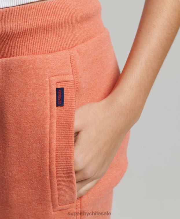 mujer Superdry coral joggers con logo bordado 2R68Z3913