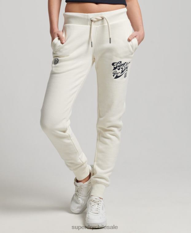 mujer Superdry crema orgullo en joggers artesanales 2R68Z6674