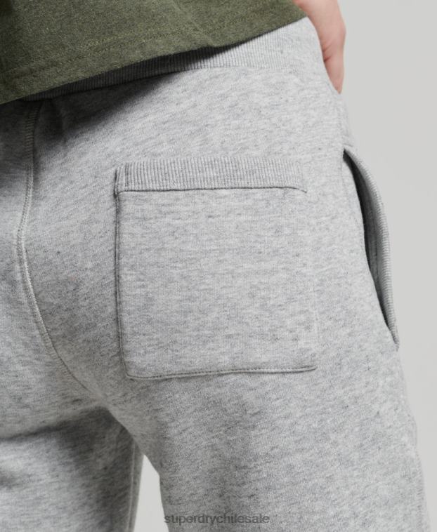 mujer Superdry gris Joggers universitarios estilo script vintage 2R68Z6578