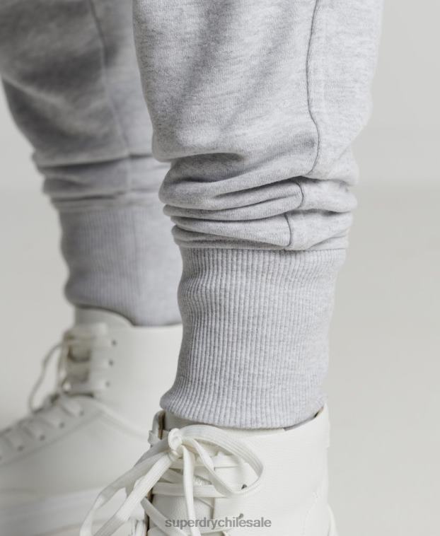 mujer Superdry gris claro Joggers con microtop reciclados 2R68Z6687
